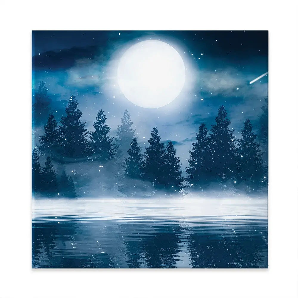 Moonlight Square Canvas Print Moonlight Square Canvas Print wall art product Mia Stendal / Shutterstock