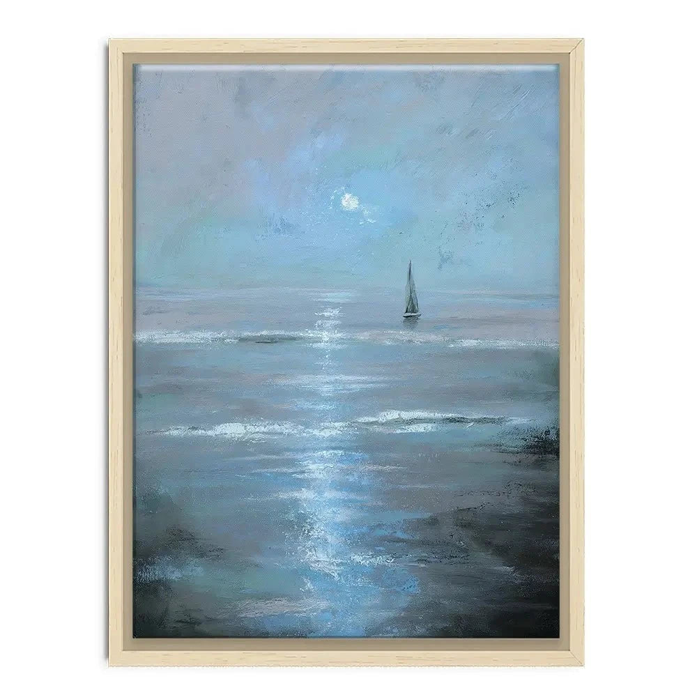 Moonlight Voyage Canvas Print Moonlight Voyage Canvas Print wall art product Svetlana Aleynikova
