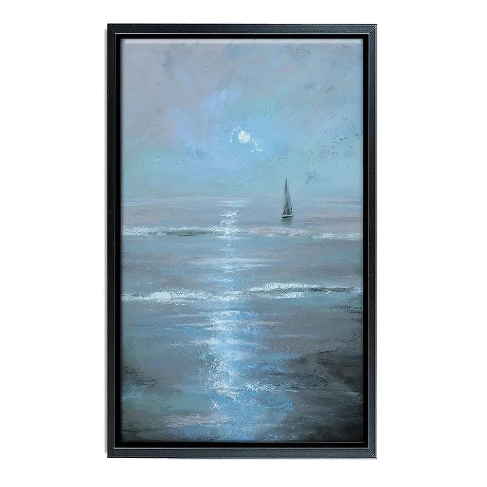 Moonlight Voyage Canvas Print Moonlight Voyage Canvas Print wall art product Svetlana Aleynikova
