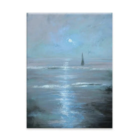 Moonlight Voyage Canvas Print Moonlight Voyage Canvas Print wall art product Svetlana Aleynikova