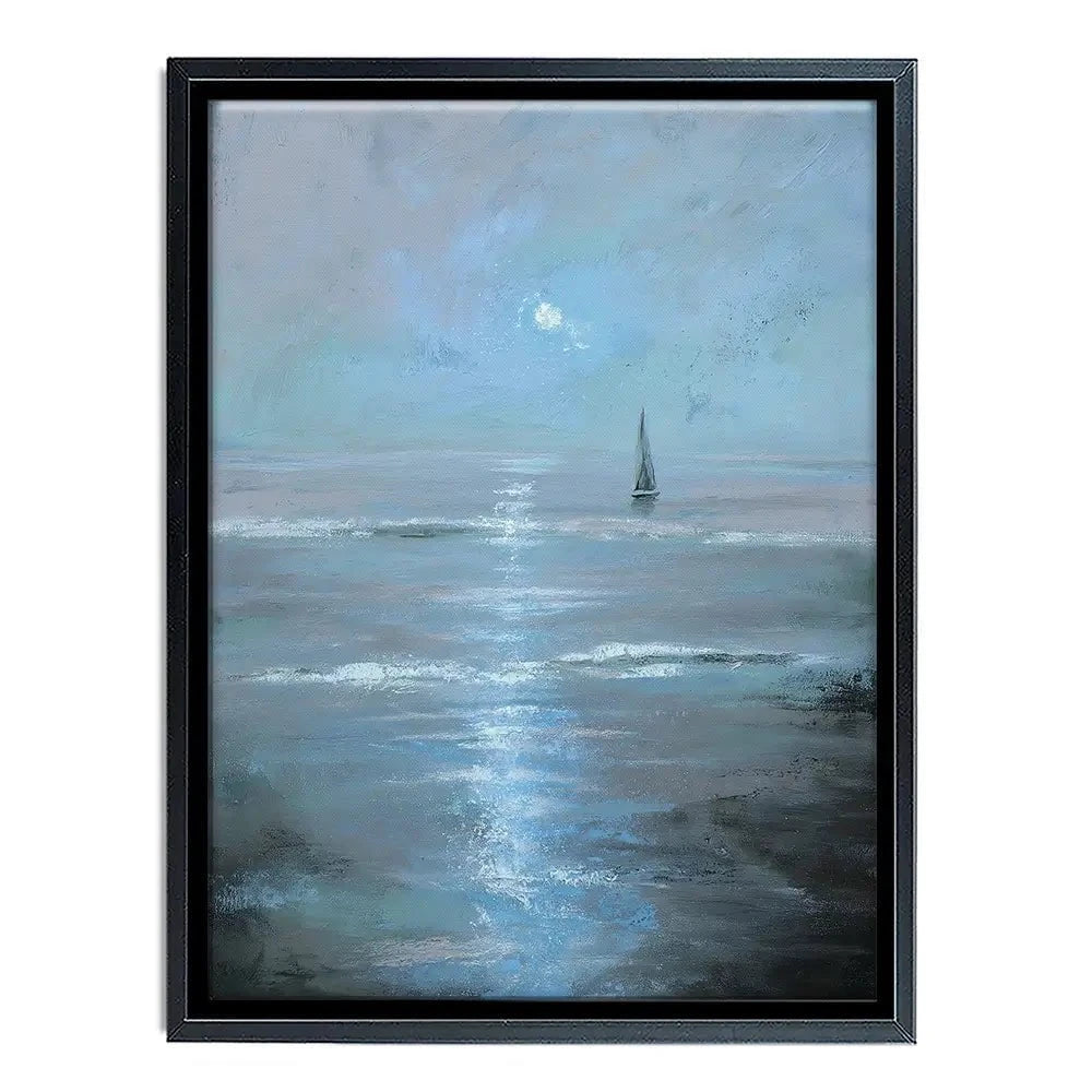 Moonlight Voyage Canvas Print Moonlight Voyage Canvas Print wall art product Svetlana Aleynikova