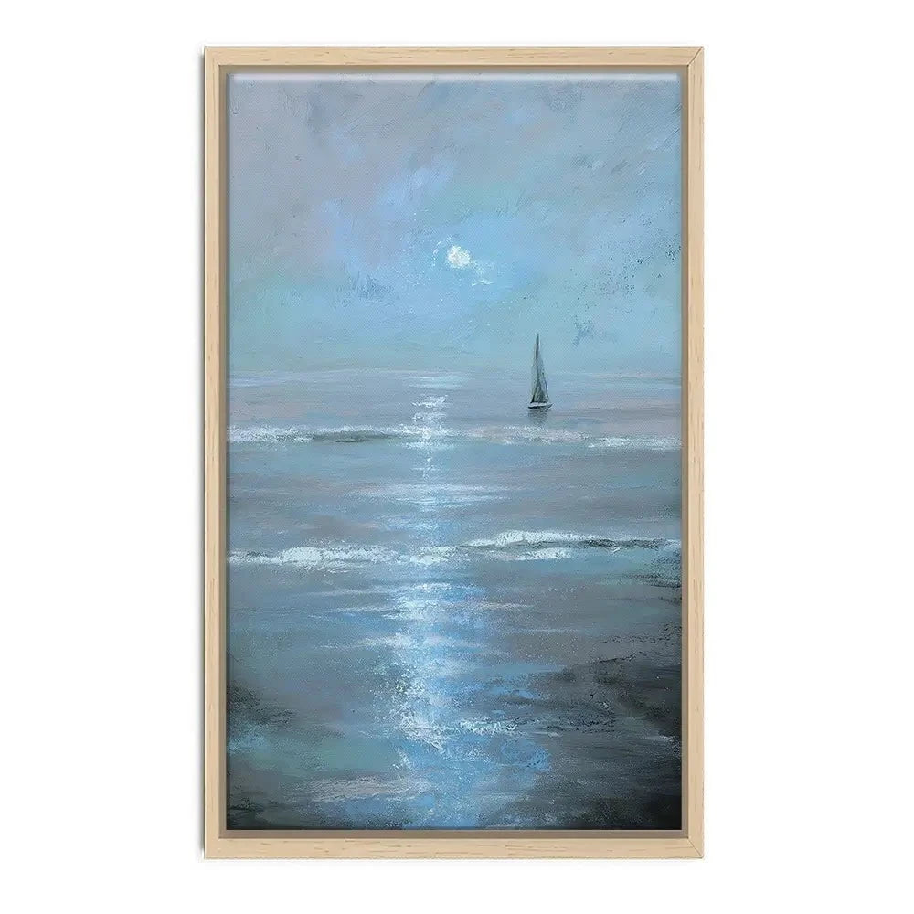 Moonlight Voyage Canvas Print Moonlight Voyage Canvas Print wall art product Svetlana Aleynikova