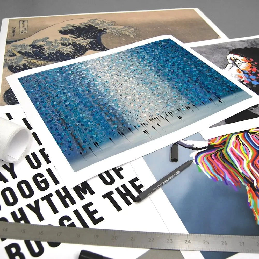 Moonlight Walk Art Print Moonlight Walk Art Print wall art product Ekaterina Ermilkina