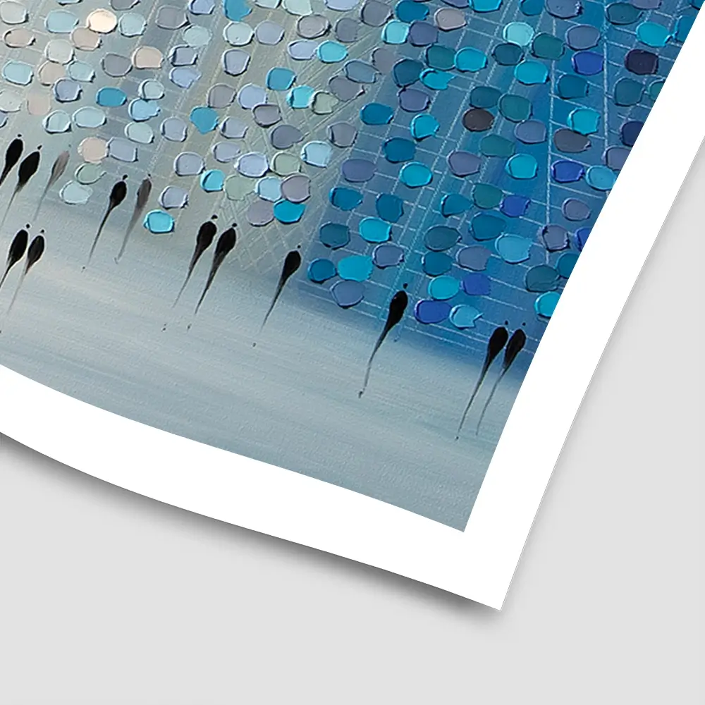 Moonlight Walk Square Art Print Moonlight Walk Square Art Print wall art product Art Print Shop