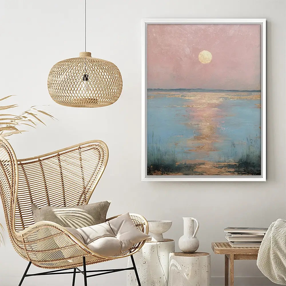 Moonlit Reflection Canvas Print Moonlit Reflection Canvas Print wall art product Svetlana Aleynikova