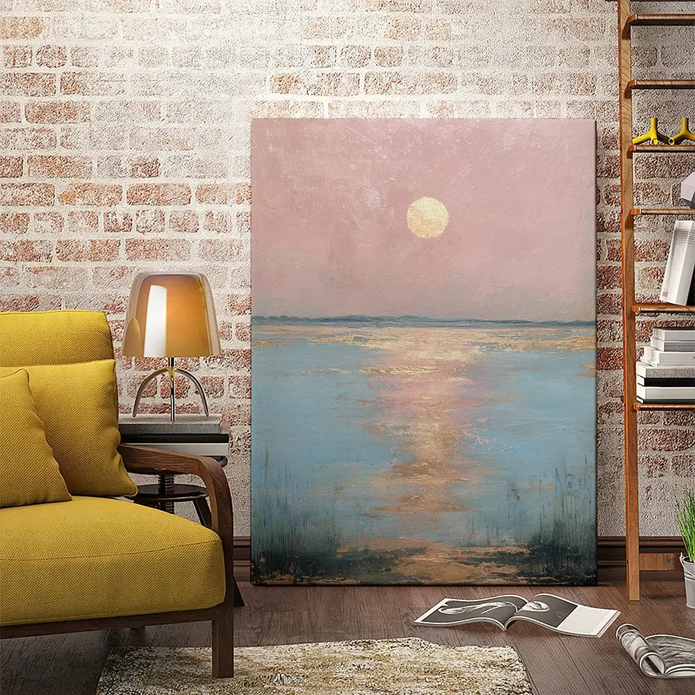 Moonlit Reflection Canvas Print Moonlit Reflection Canvas Print wall art product Svetlana Aleynikova