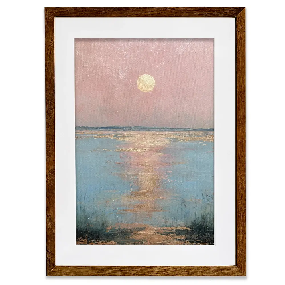 Moonlit Reflection Framed Art Print Moonlit Reflection Framed Art Print wall art product Svetlana Aleynikova