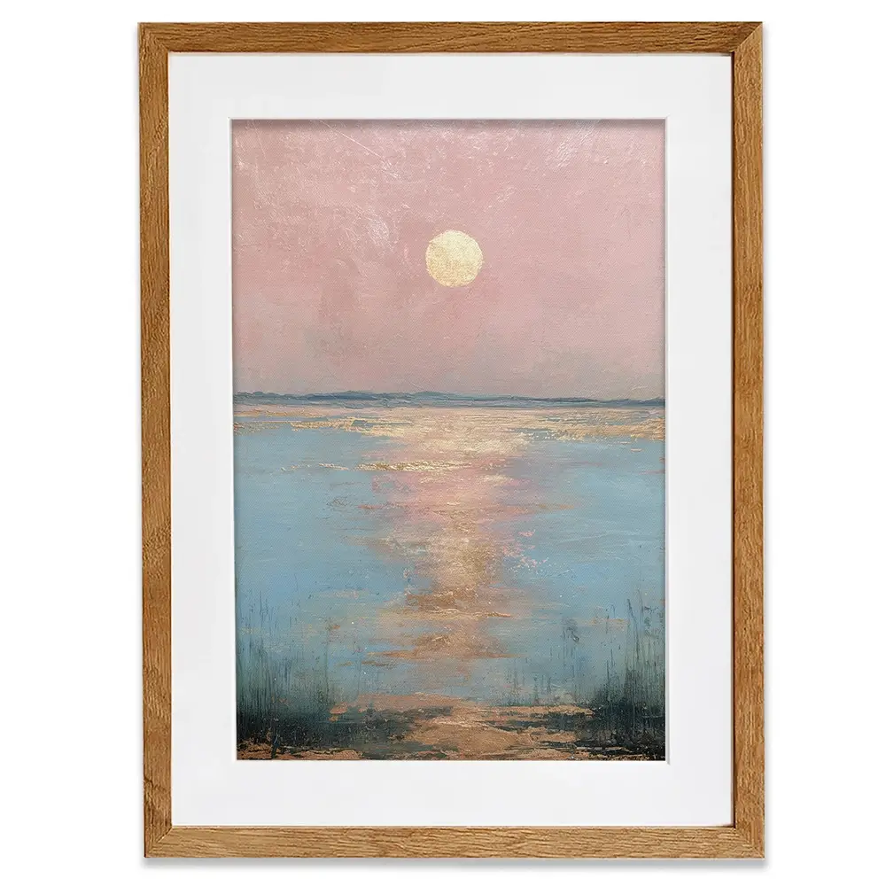 Moonlit Reflection Framed Art Print Moonlit Reflection Framed Art Print wall art product Svetlana Aleynikova