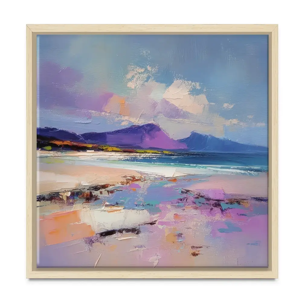 Morar Sands Square Canvas Print Morar Sands Square Canvas Print wall art product David Alexander Elder