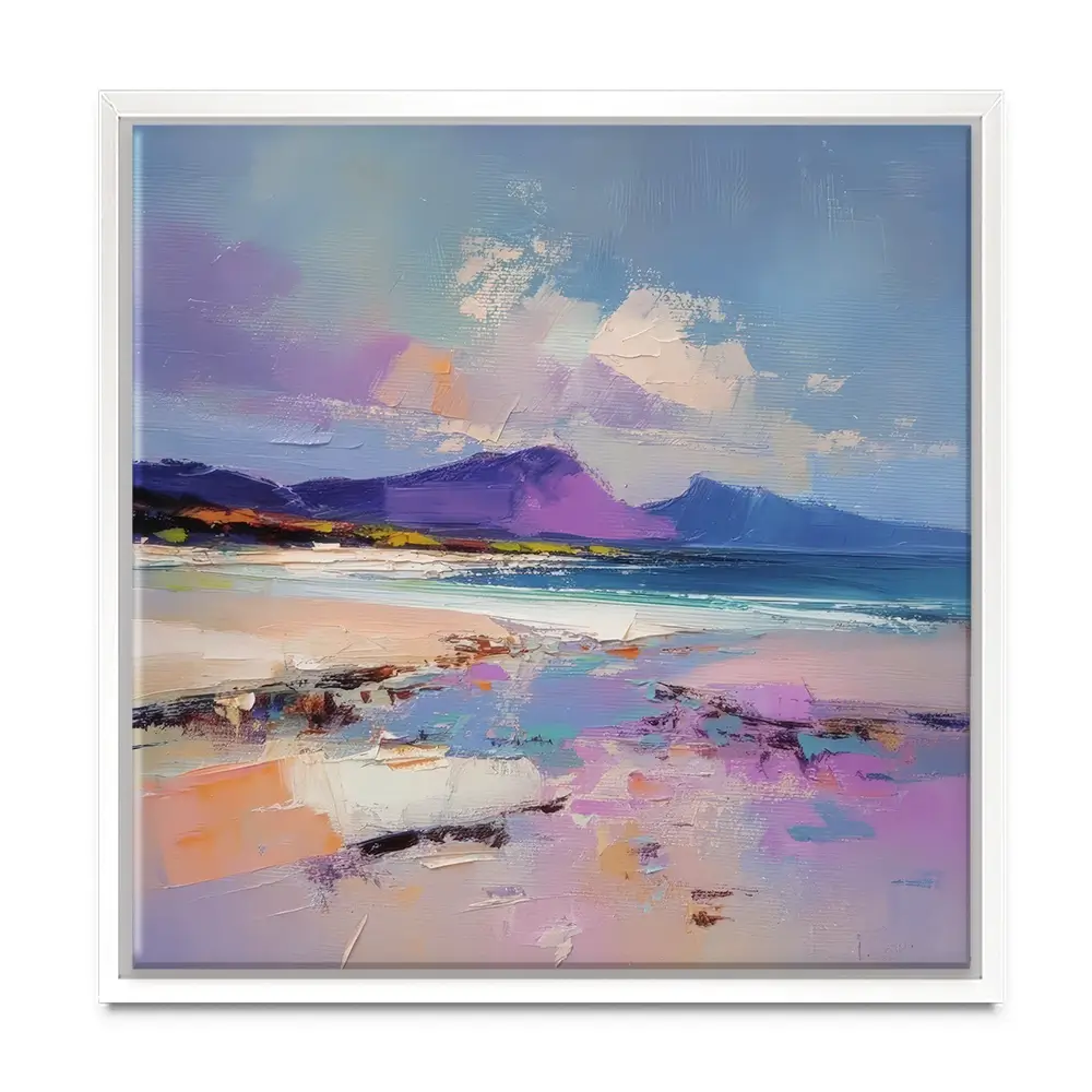 Morar Sands Square Canvas Print Morar Sands Square Canvas Print wall art product David Alexander Elder