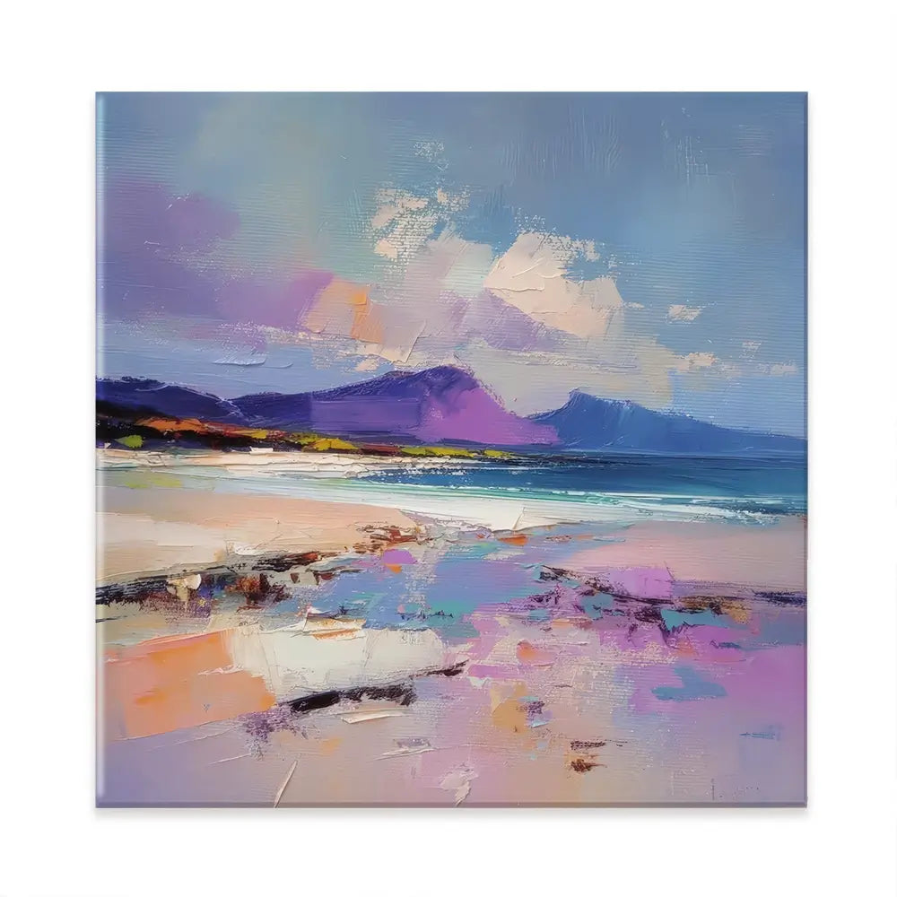 Morar Sands Square Canvas Print Morar Sands Square Canvas Print wall art product David Alexander Elder