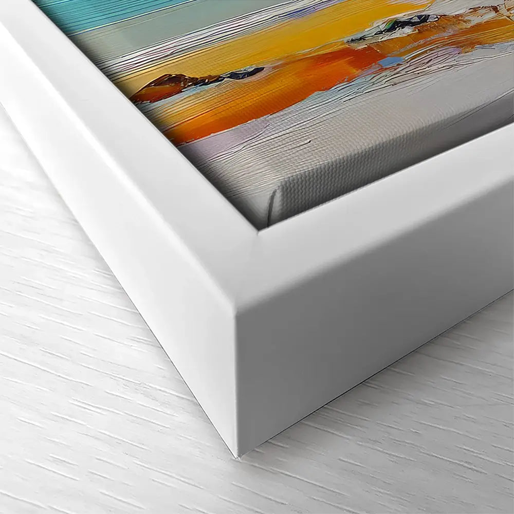 Morar White Sands Square Canvas Print Morar White Sands Square Canvas Print wall art product David Alexander Elder