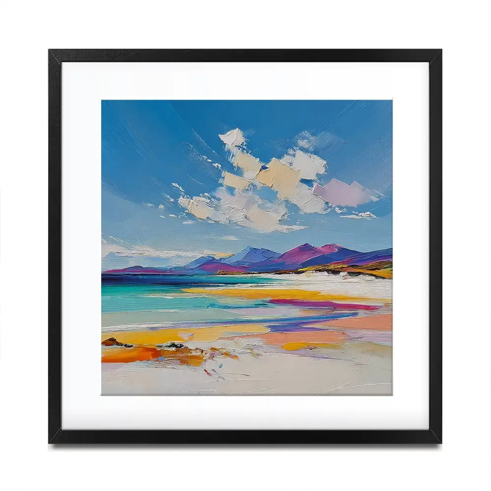 Morar White Sands Square Framed Art Print Morar White Sands Square Framed Art Print wall art product David Alexander Elder