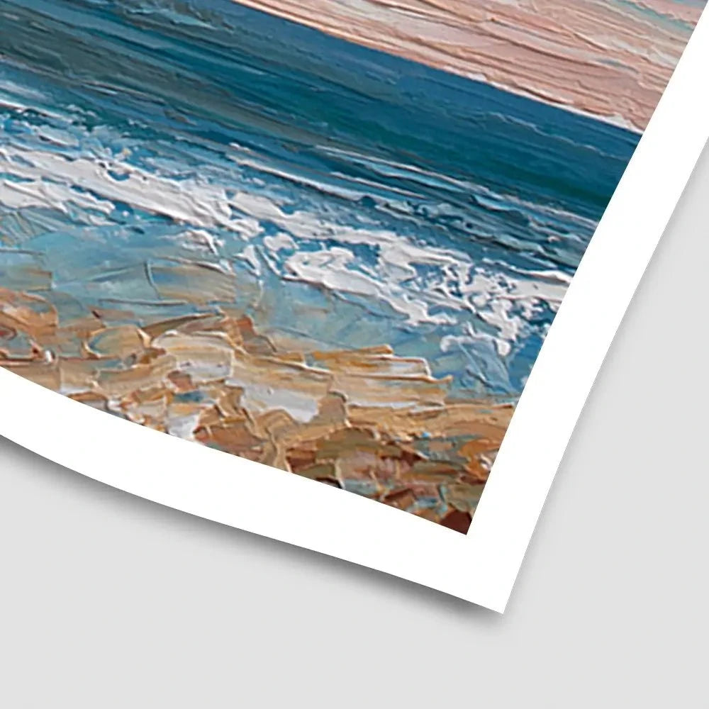 Morning Beach Art Print Morning Beach Art Print wall art product Olga Tkachyk