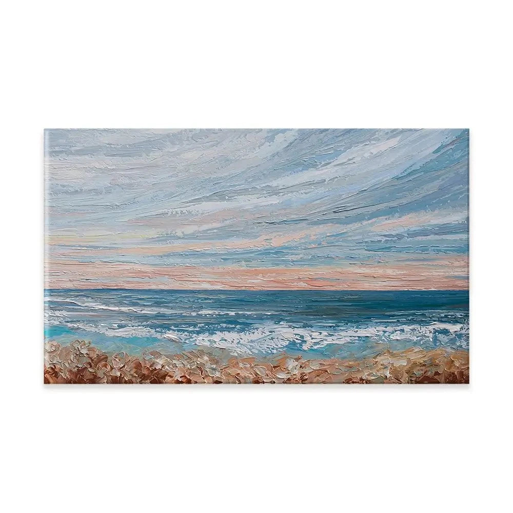 Morning Beach Canvas Print Morning Beach Canvas Print wall art product Olga Tkachyk