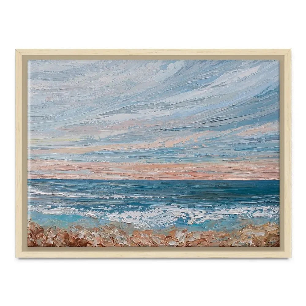 Morning Beach Canvas Print Morning Beach Canvas Print wall art product Olga Tkachyk