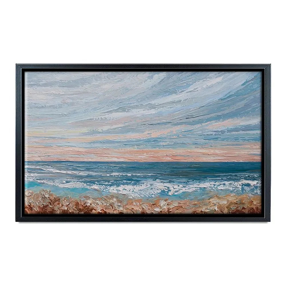 Morning Beach Canvas Print Morning Beach Canvas Print wall art product Olga Tkachyk