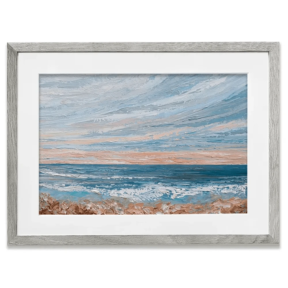 Morning Beach Framed Art Print Morning Beach Framed Art Print wall art product Olga Tkachyk