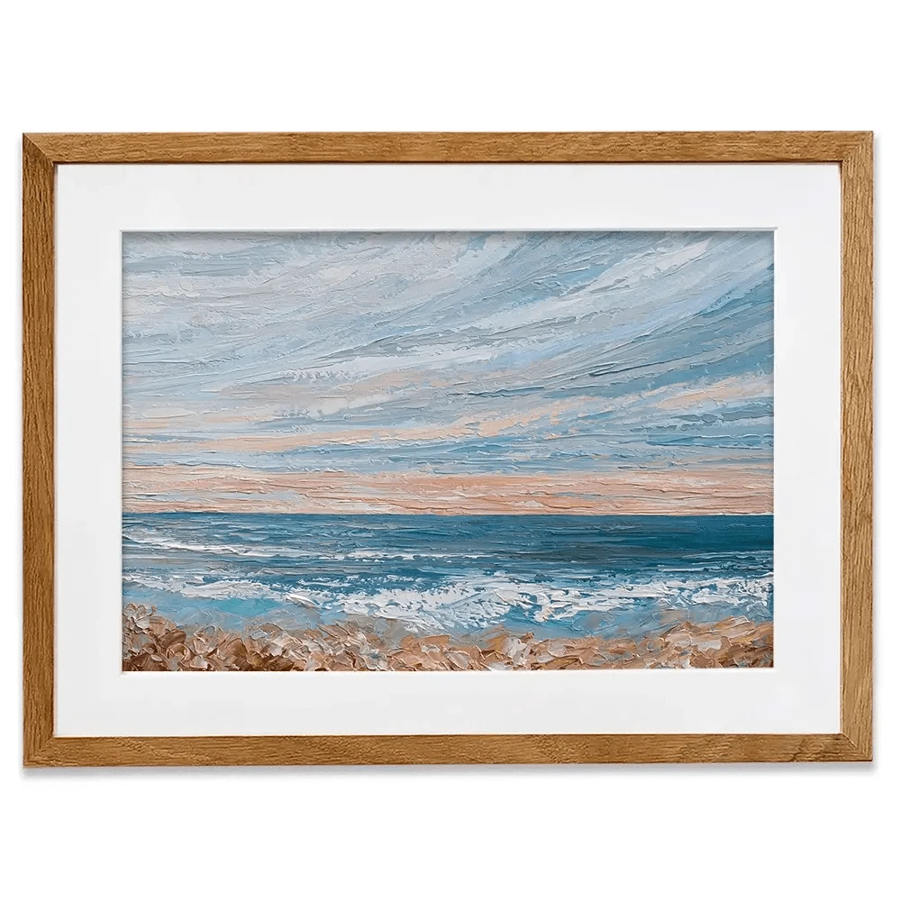 Morning Beach Framed Art Print Morning Beach Framed Art Print wall art product Olga Tkachyk