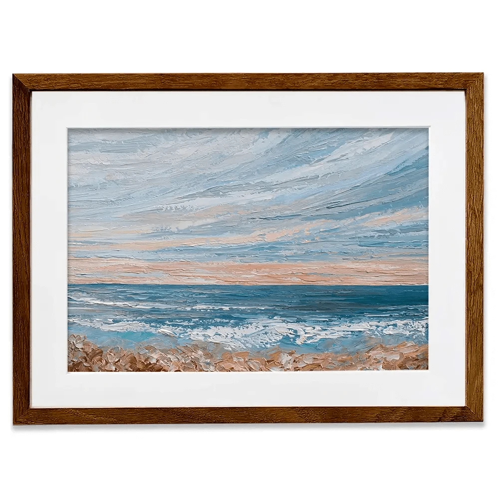 Morning Beach Framed Art Print Morning Beach Framed Art Print wall art product Olga Tkachyk