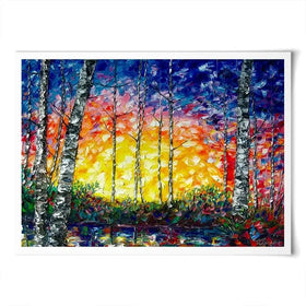 Morning Breaks Art Print Morning Breaks Art Print wall art product Lena Owens - Independent