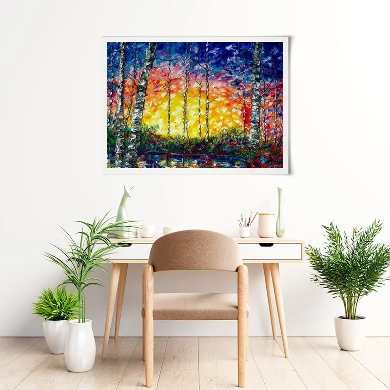 Morning Breaks Art Print Morning Breaks Art Print wall art product Lena Owens - Independent