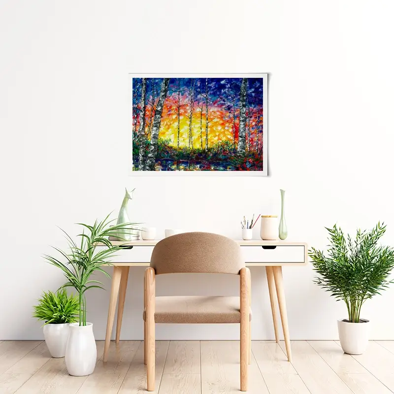 Morning Breaks Art Print Morning Breaks Art Print wall art product Lena Owens - Independent