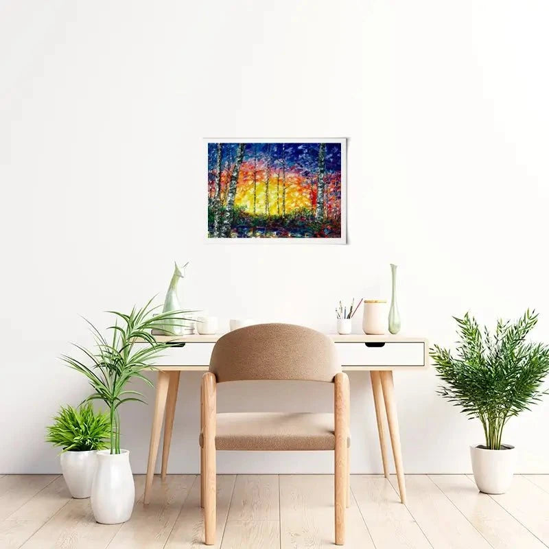 Morning Breaks Art Print Morning Breaks Art Print wall art product Lena Owens - Independent