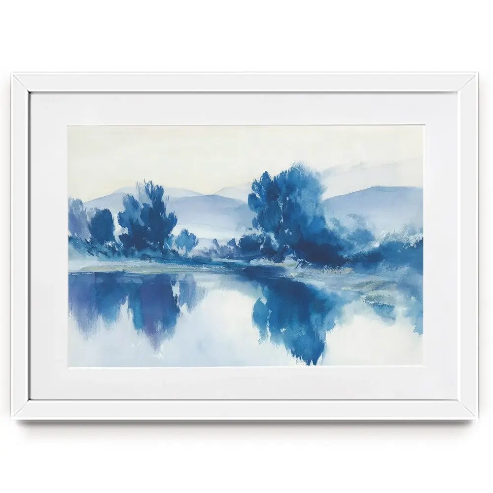 Morning On The River Framed Art Print Morning On The River Framed Art Print wall art product Sisi And Seb - Independent