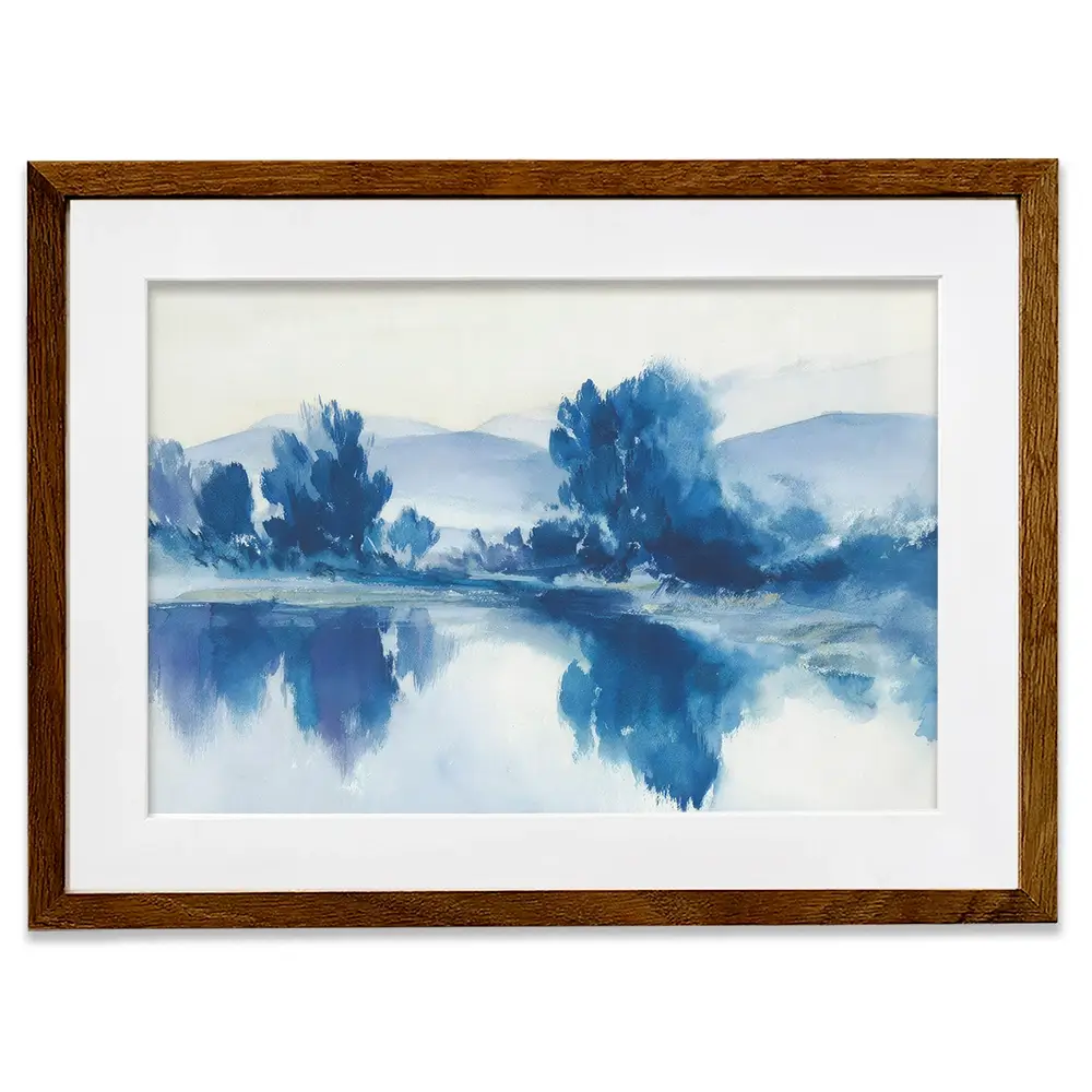 Morning On The River Framed Art Print Morning On The River Framed Art Print wall art product Sisi And Seb - Independent