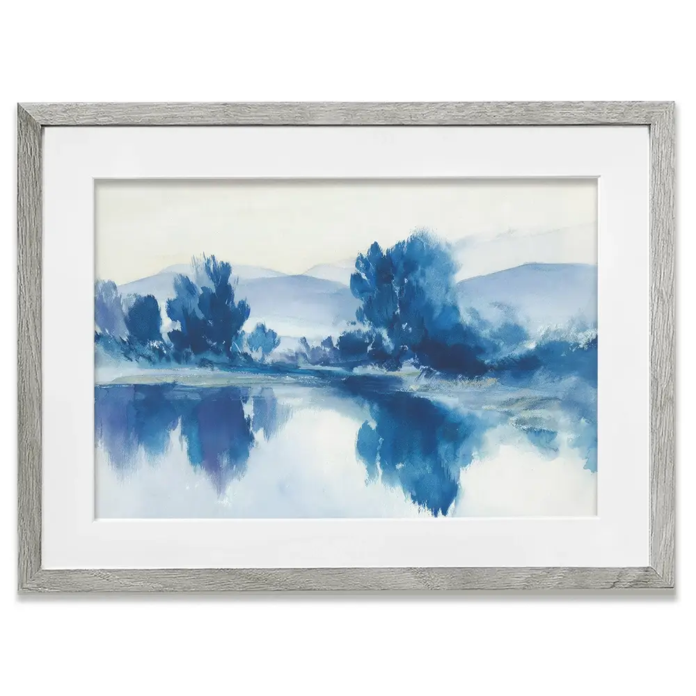 Morning On The River Framed Art Print Morning On The River Framed Art Print wall art product Sisi And Seb - Independent