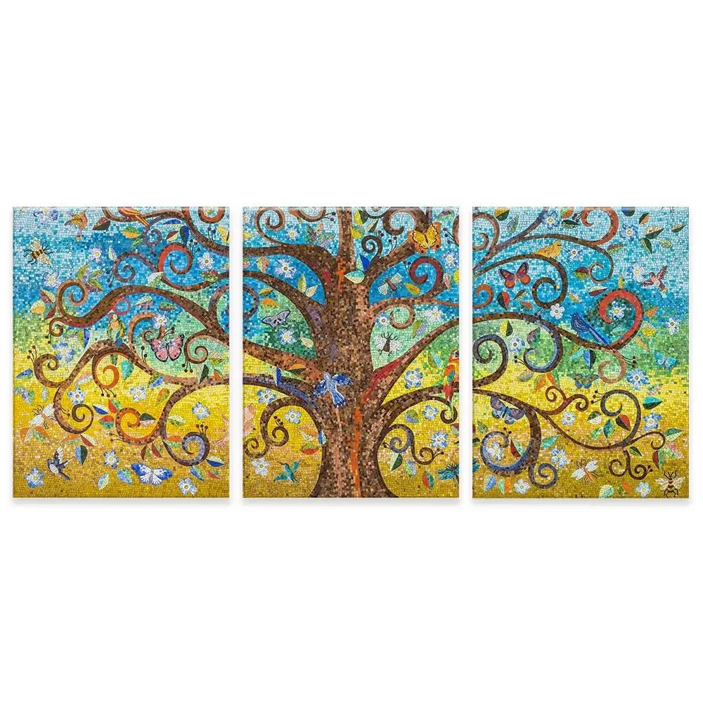 Mosaic Tree Trio Canvas Print Mosaic Tree Trio Canvas Print wall art product Leon Rafael / Shutterstock