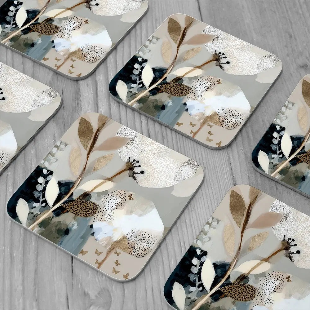 Moss Bloom Coaster Set Moss Bloom Coaster Set wall art product Bella Eve