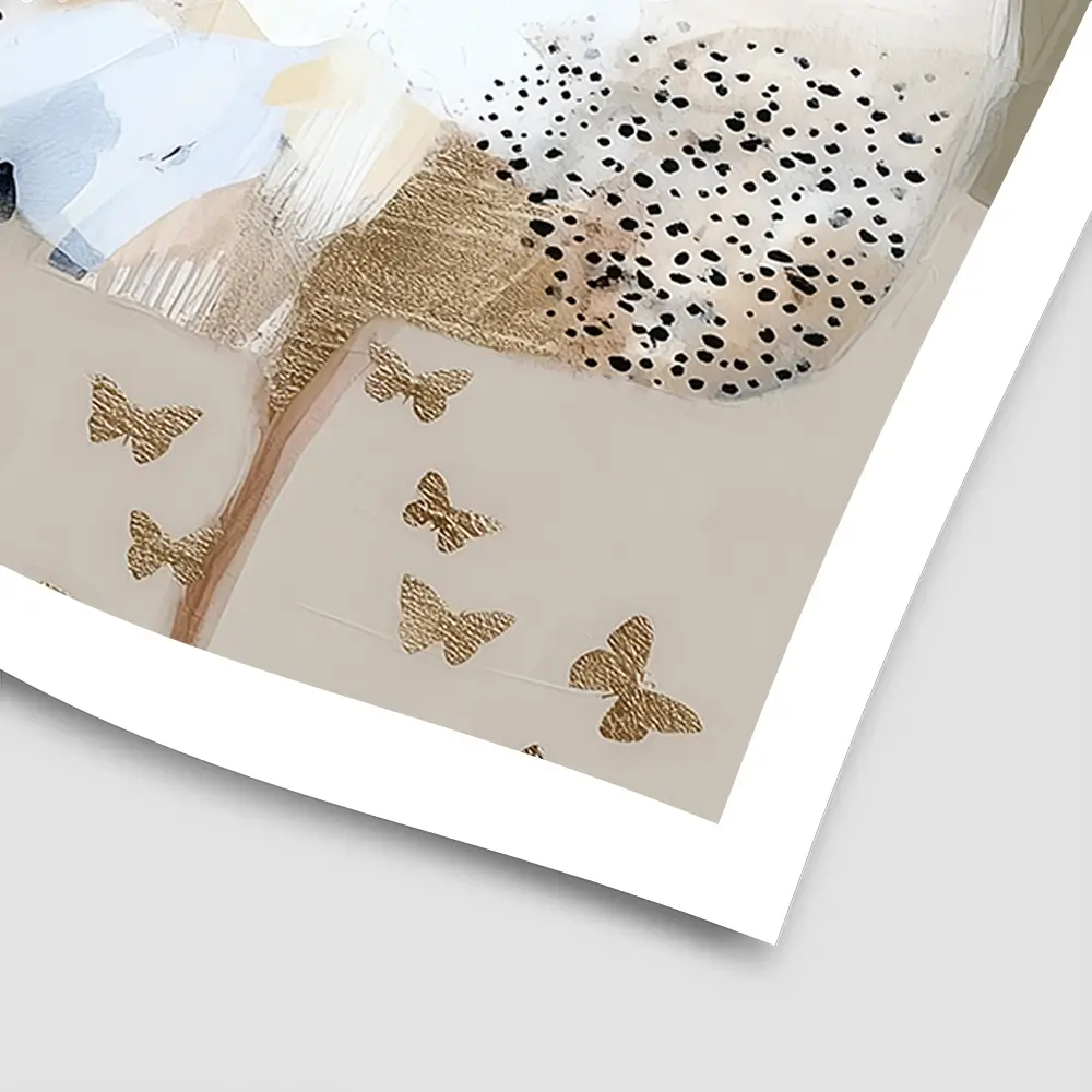 Moss Bloom Square Art Print Moss Bloom Square Art Print wall art product Bella Eve