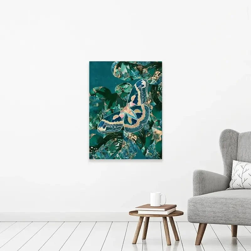 Moth Jungle Canvas Print Moth Jungle Canvas Print wall art product Sarah Manovski