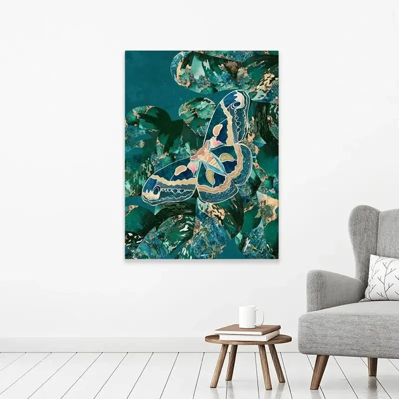 Moth Jungle Canvas Print Moth Jungle Canvas Print wall art product Sarah Manovski