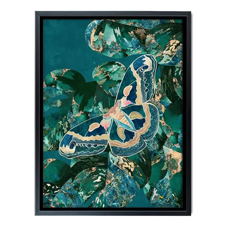 Moth Jungle Canvas Print Moth Jungle Canvas Print wall art product Sarah Manovski