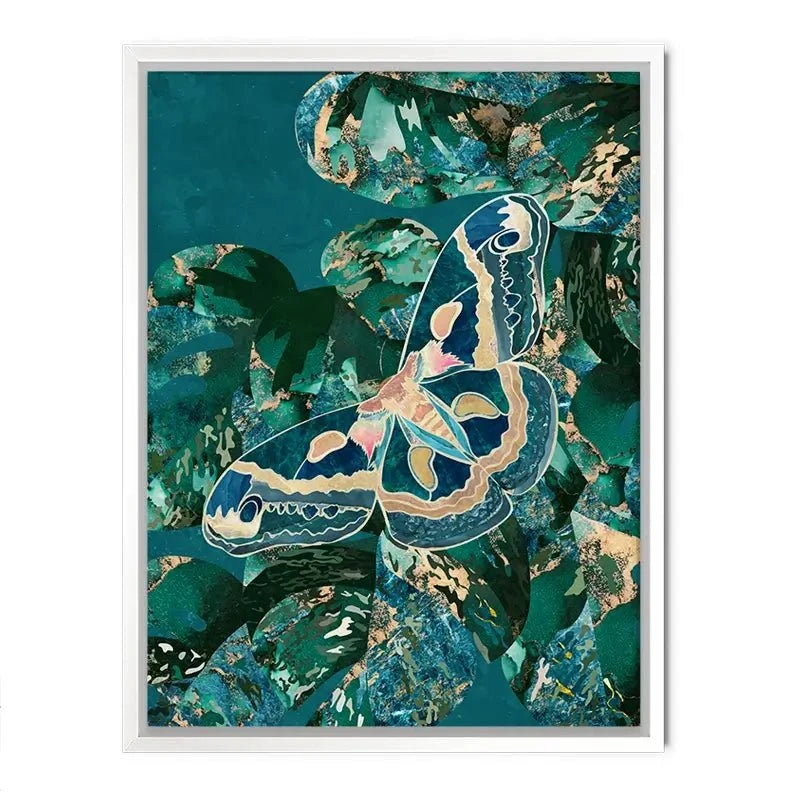 Moth Jungle Canvas Print Moth Jungle Canvas Print wall art product Sarah Manovski