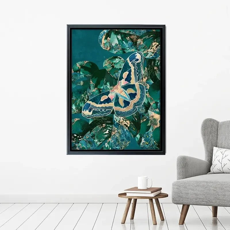 Moth Jungle Canvas Print Moth Jungle Canvas Print wall art product Sarah Manovski