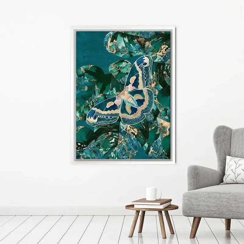 Moth Jungle Canvas Print Moth Jungle Canvas Print wall art product Sarah Manovski