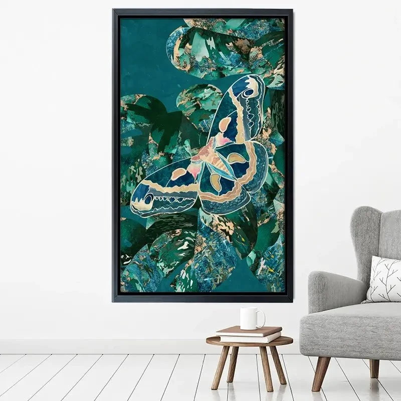 Moth Jungle Canvas Print Moth Jungle Canvas Print wall art product Sarah Manovski