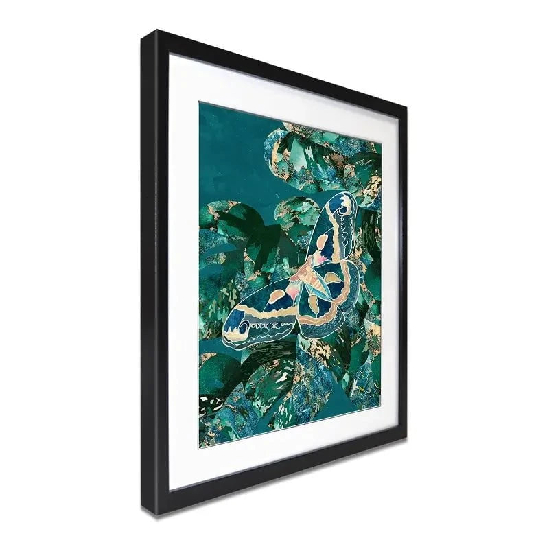 Moth Jungle Framed Art Print Moth Jungle Framed Art Print wall art product Sarah Manovski