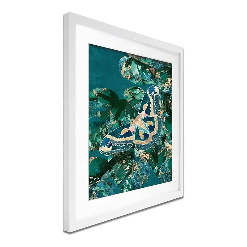 Moth Jungle Framed Art Print Moth Jungle Framed Art Print wall art product Sarah Manovski