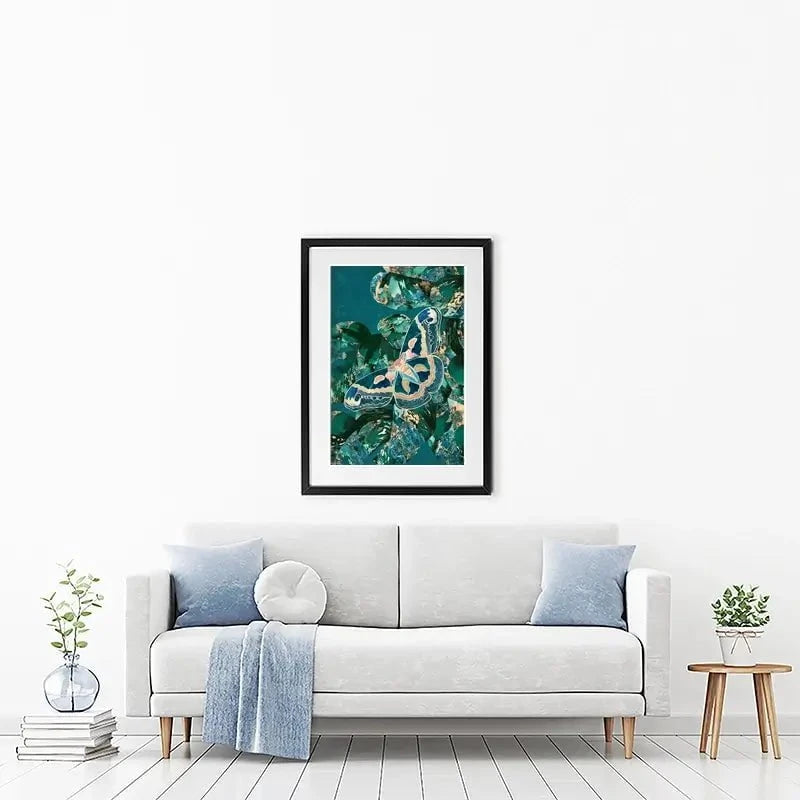 Moth Jungle Framed Art Print Moth Jungle Framed Art Print wall art product Sarah Manovski