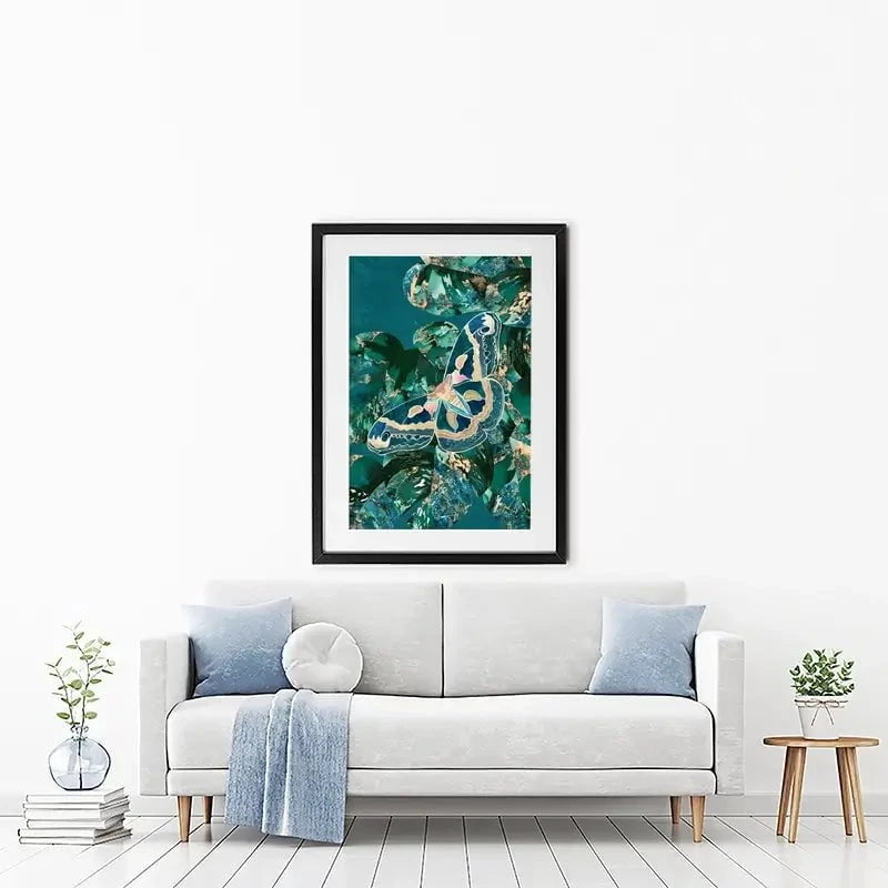 Moth Jungle Framed Art Print Moth Jungle Framed Art Print wall art product Sarah Manovski