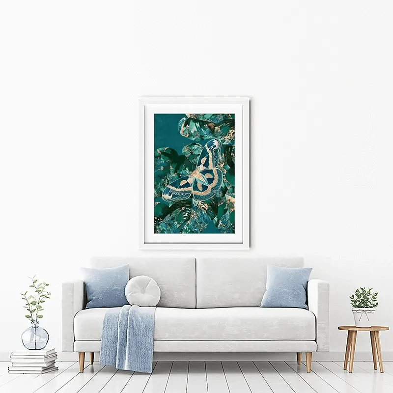 Moth Jungle Framed Art Print Moth Jungle Framed Art Print wall art product Sarah Manovski