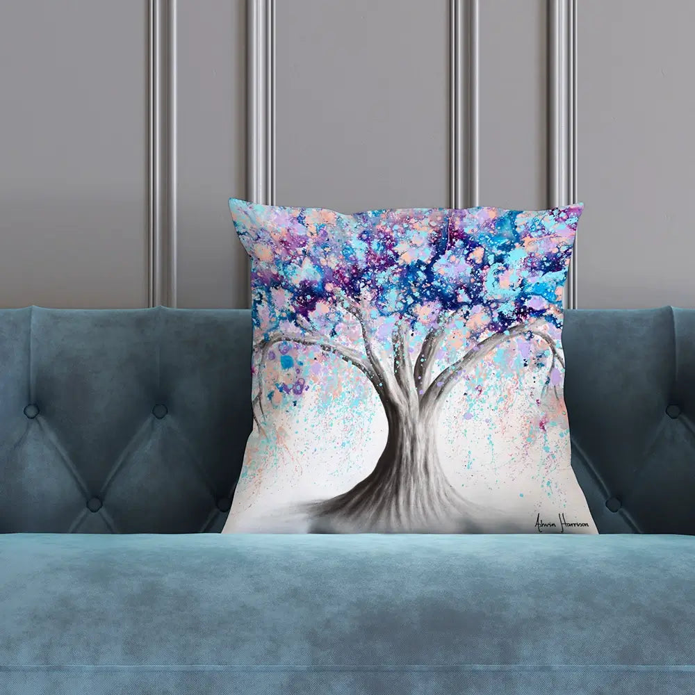 Motivational Soul Tree Cushion Motivational Soul Tree Cushion wall art product Ashvin Harrison