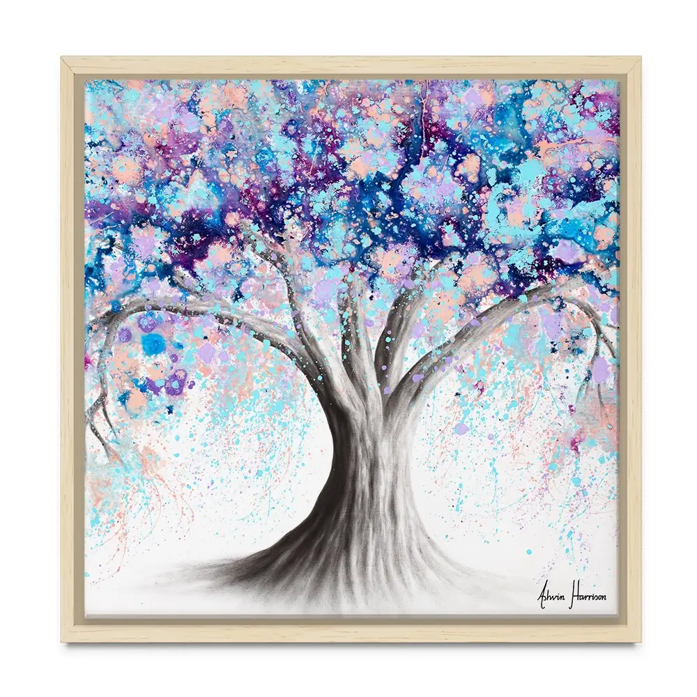 Motivational Soul Tree Square Canvas Print Motivational Soul Tree Square Canvas Print wall art product Ashvin Harrison
