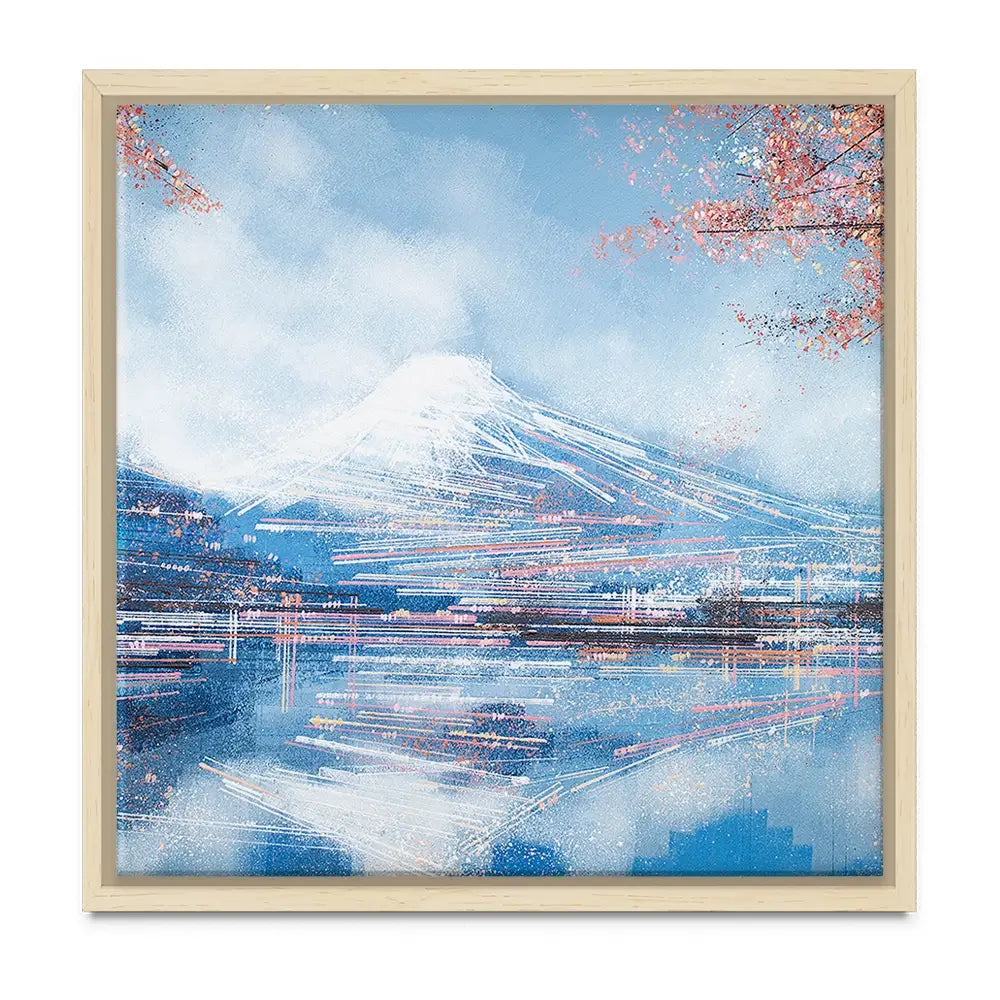 Mount Fuji In Spring Oversized Canvas Print Mount Fuji In Spring Oversized Canvas Print wall art product Art Print Shop