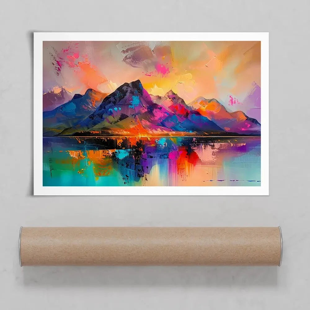 Mountain Abstract Art Print Mountain Abstract Art Print wall art product David Alexander Elder